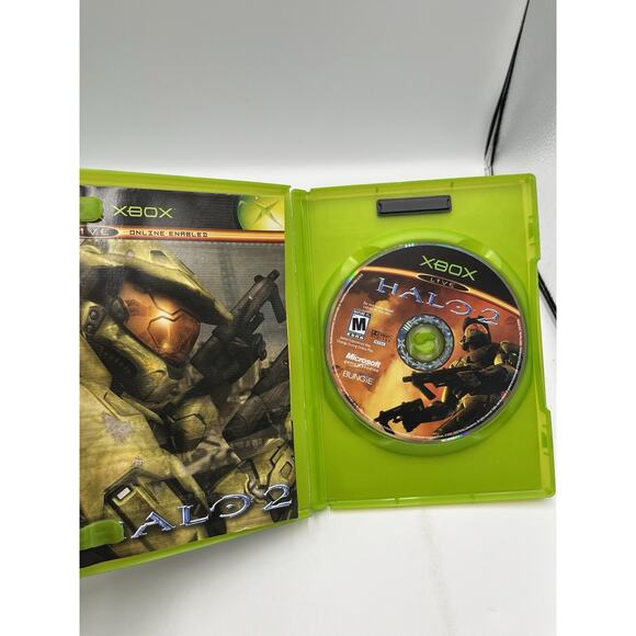 Halo 2 BLACK LABEL (Microsoft Original Xbox, 2004) CIB Complete Tested Works - Picture 4 of 10